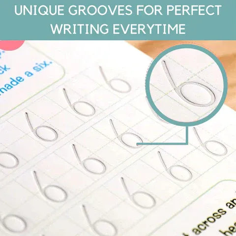 Magic Practice Copybook buy 4 books get 4 books free + 20 Refill +2 Pen+2 Grip